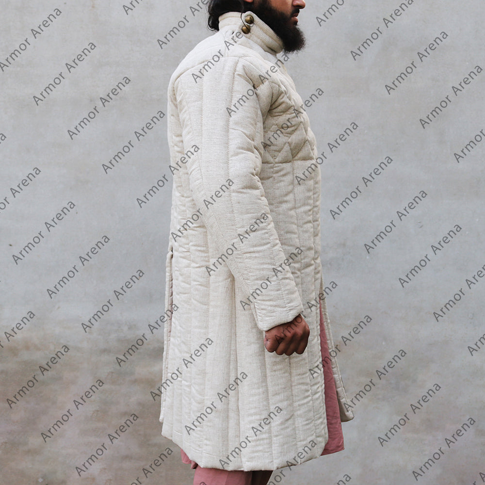 Rhombus Linen Gambeson Maciejowski Bible