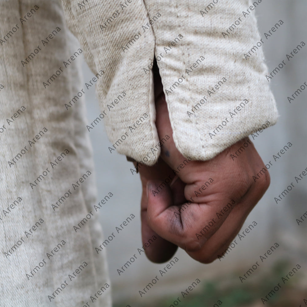 Rhombus Linen Gambeson Maciejowski Bible
