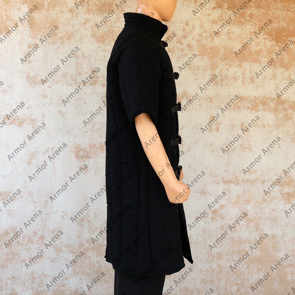 Shorts Sleeves Gambeson with Straight Bottom
