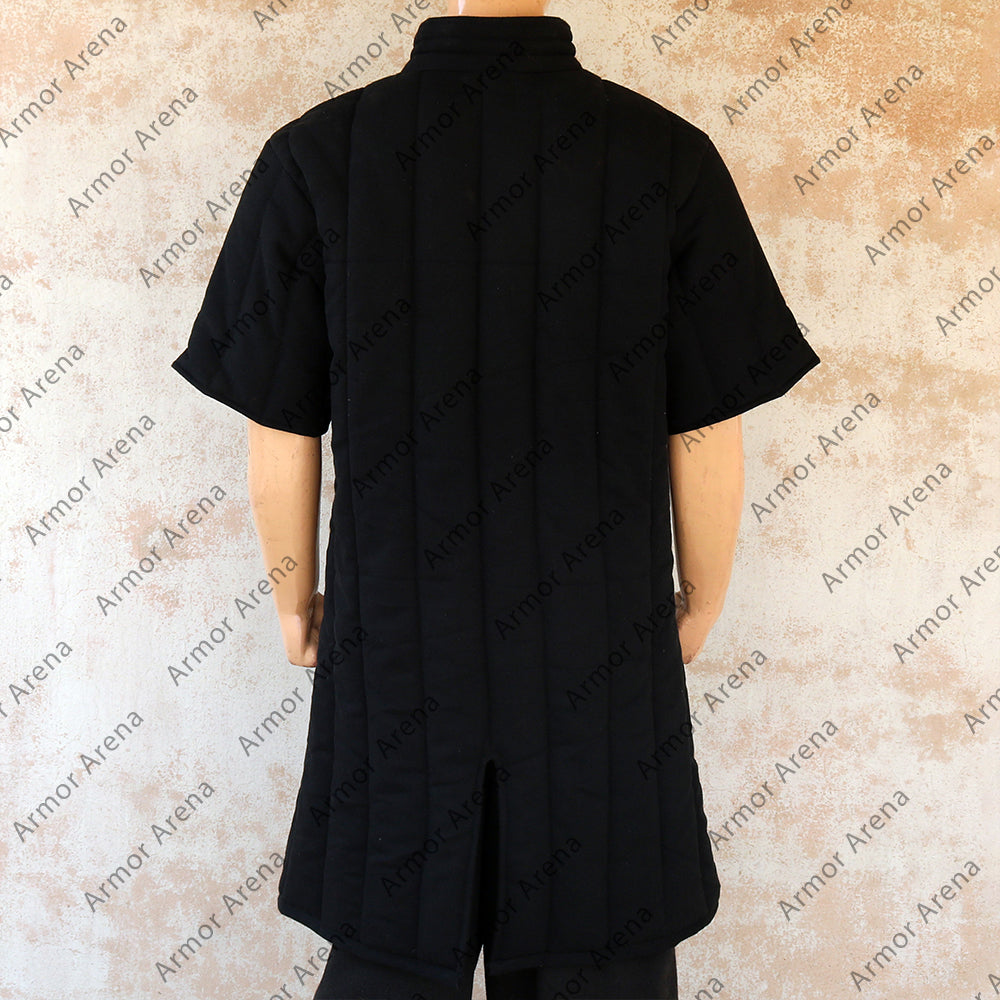 Shorts Sleeves Gambeson with Straight Bottom