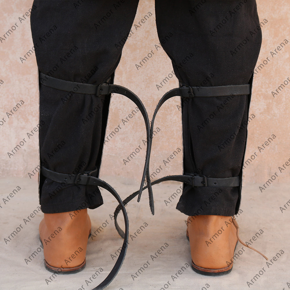 Greaves with Maltese cross