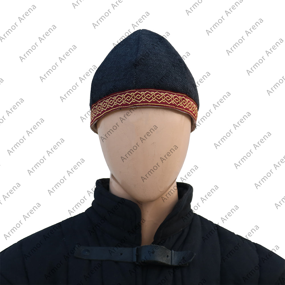 Birka Style Padded Wool Cap