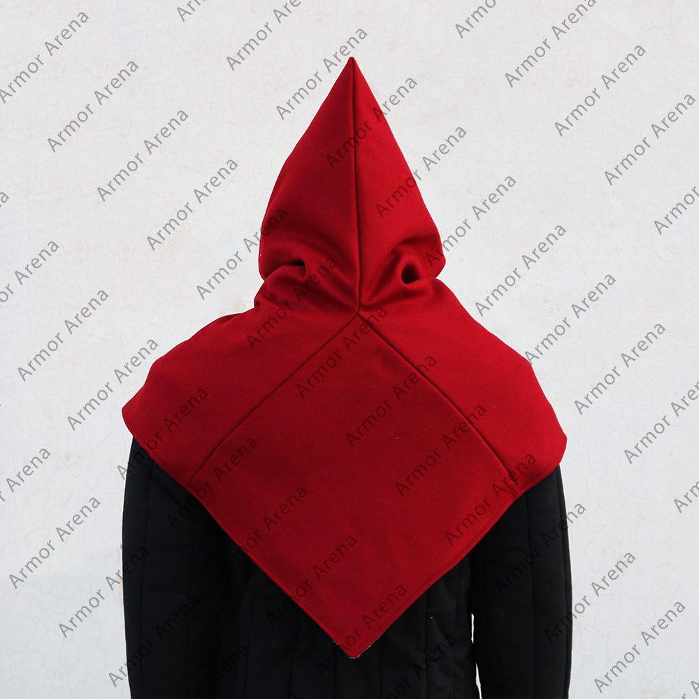 Viking Wool Hood with Linen Lining