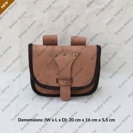Medieval Leather Belt Bag