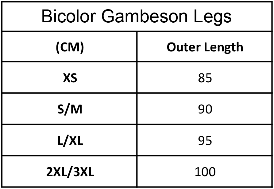 Bicolor Gambeson Legs